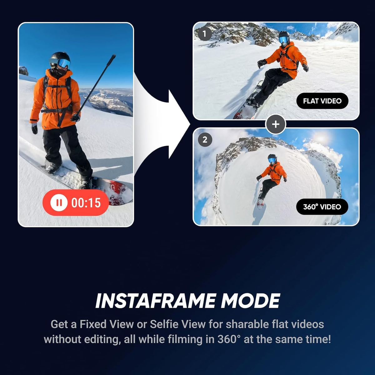 8K 360° Action Camera Essentials Kit