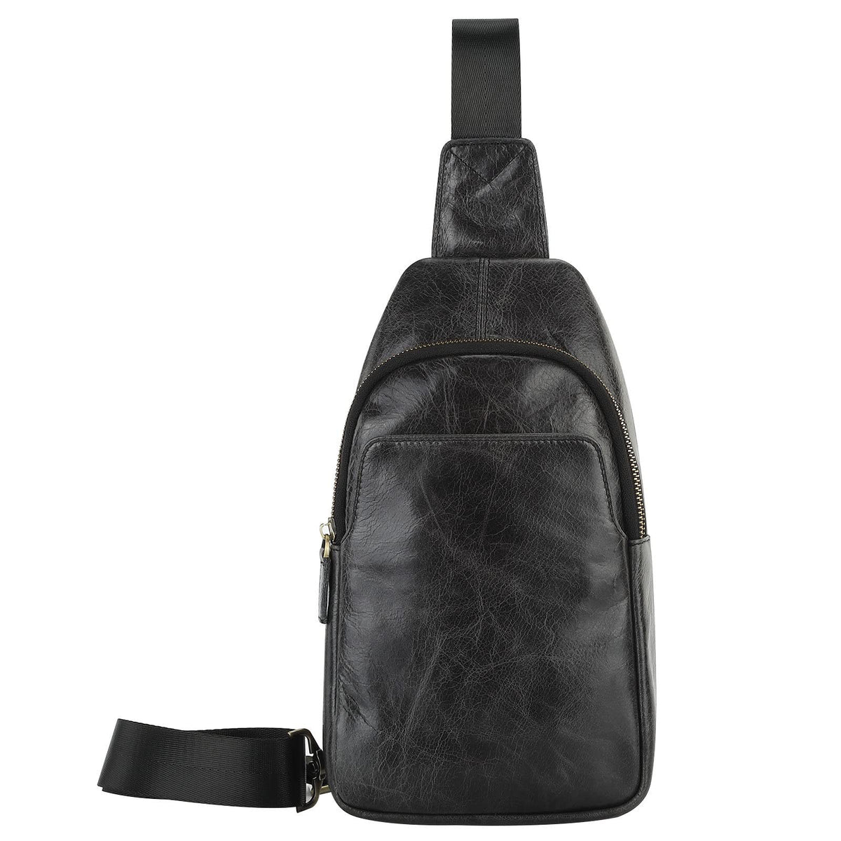 Leather Crossbody Chest Bag