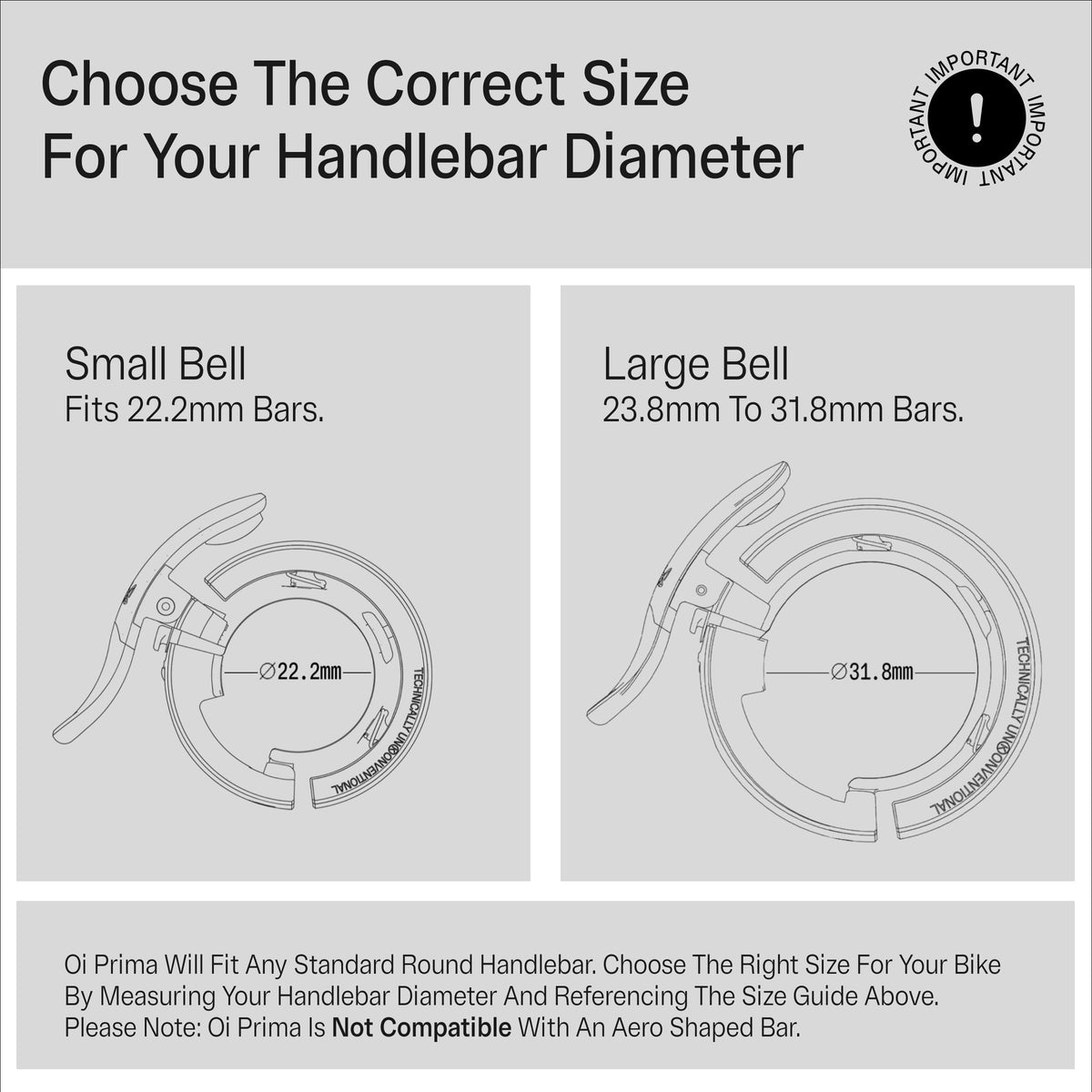 80 dB Wraparound Bike Bell