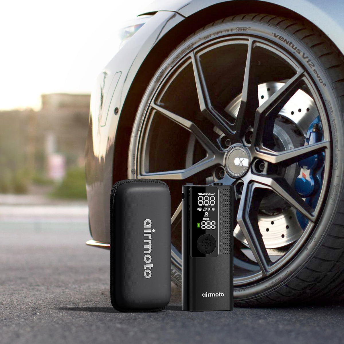 Portable Tire Inflator Kit