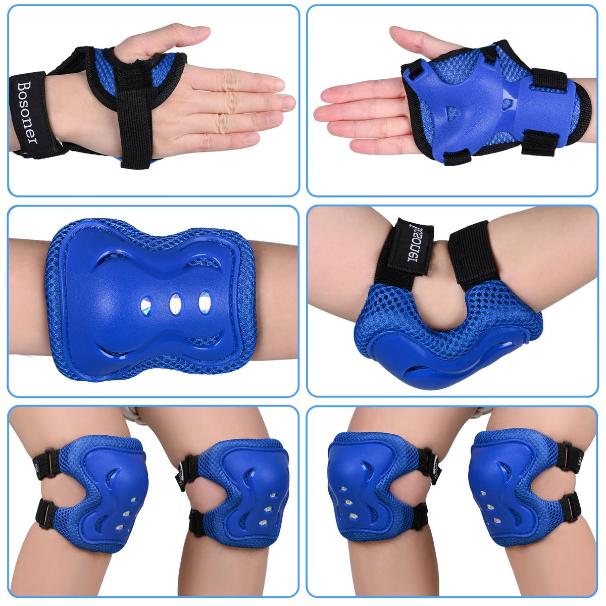Youth Cycling Protective Pad Set